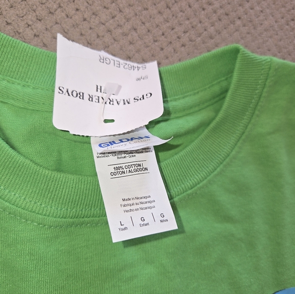 New Scheels Youth Large green Gear passion sports tshirt 100% cotton short sleev - Picture 8 of 10